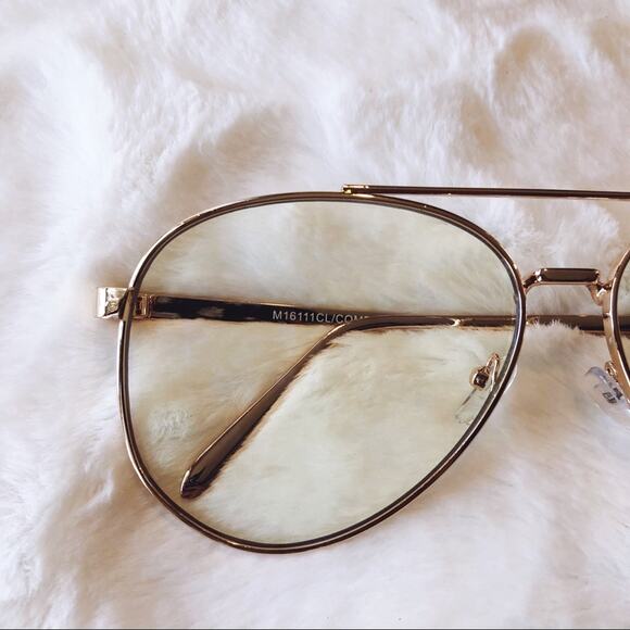 Jane Gold Aviator Computer Blue Light Glasses - Picture 2 of 8